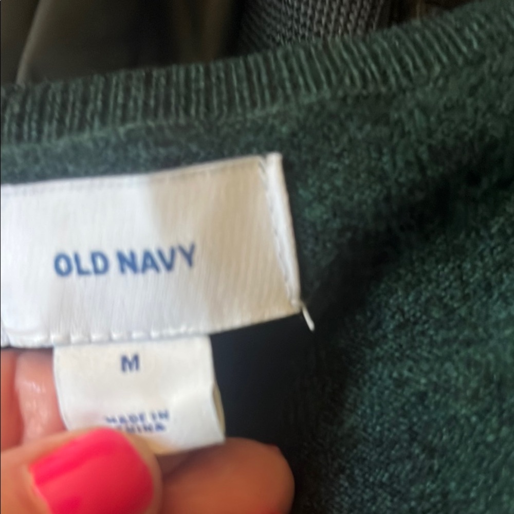 Old Navy Forest Green Knit Top